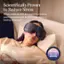 Scientifically Proven to Reduce Stress: When used as part of a bedtime routine, users experienced an 82% decrease in feeling stressed. This is based on the results from a 6-week SleepScore Labs study with 20 subjects who used the SmartGoggles nightly. To learn more, visit therabody.com/science.