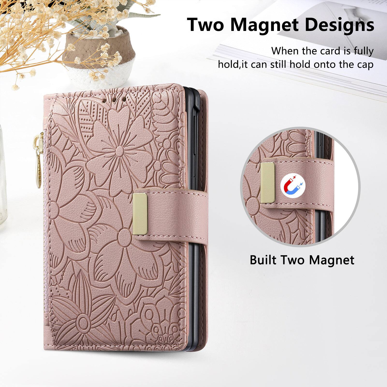 Two Magnet Designs  
When the card is fully hold, it can still hold onto the cap  
Built Two Magnet