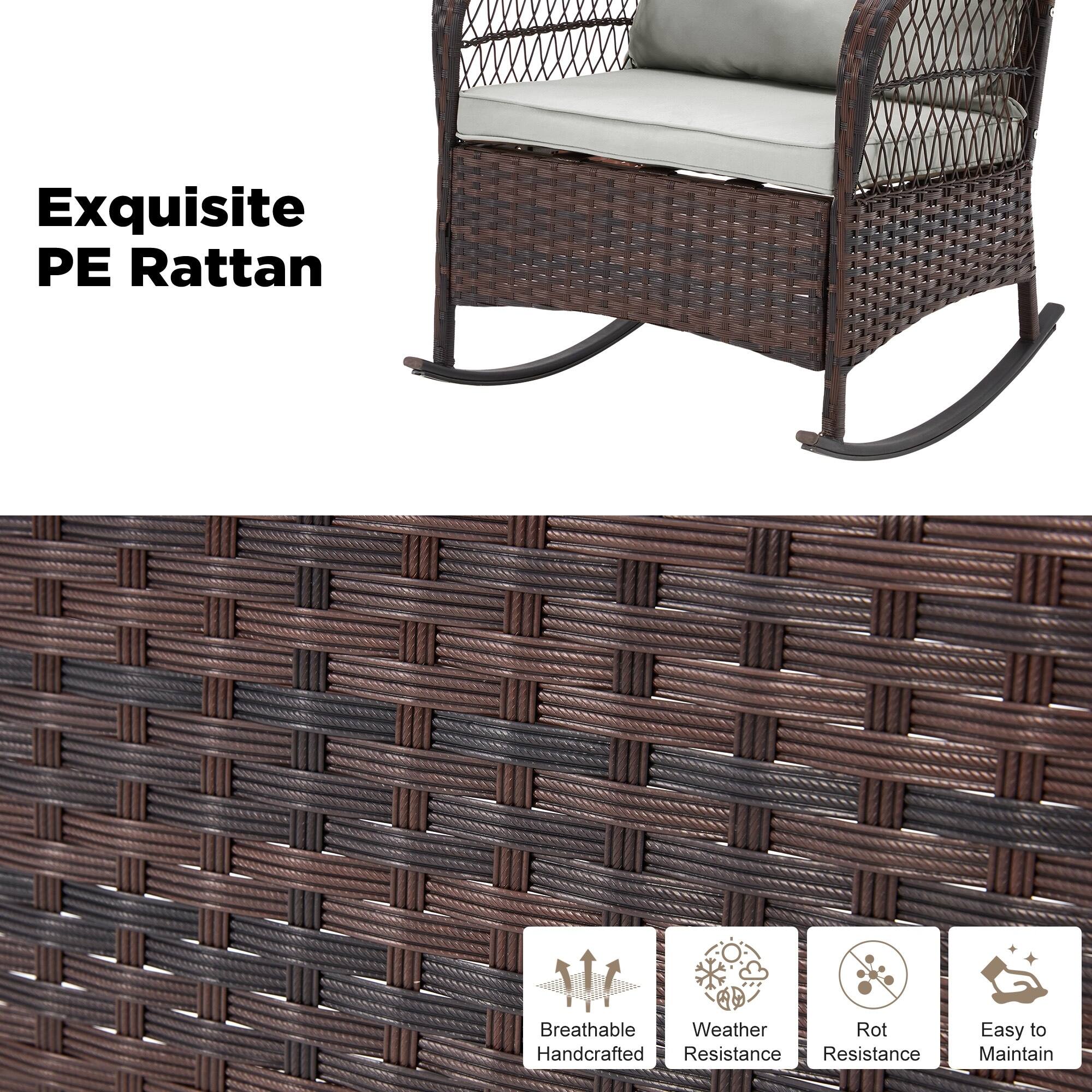 Exquisite PE Rattan

- Breathable Handcrafted
- Weather Resistance
- Rot Resistance
- Easy to Maintain