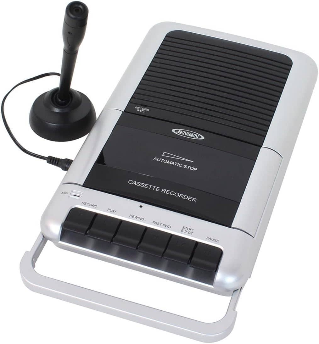 Jensen - Portable Cassette Player and Recorder - AC-DC.