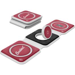 Keyscaper - Stanford Cardinal 3-in-1 Foldable Charger - White