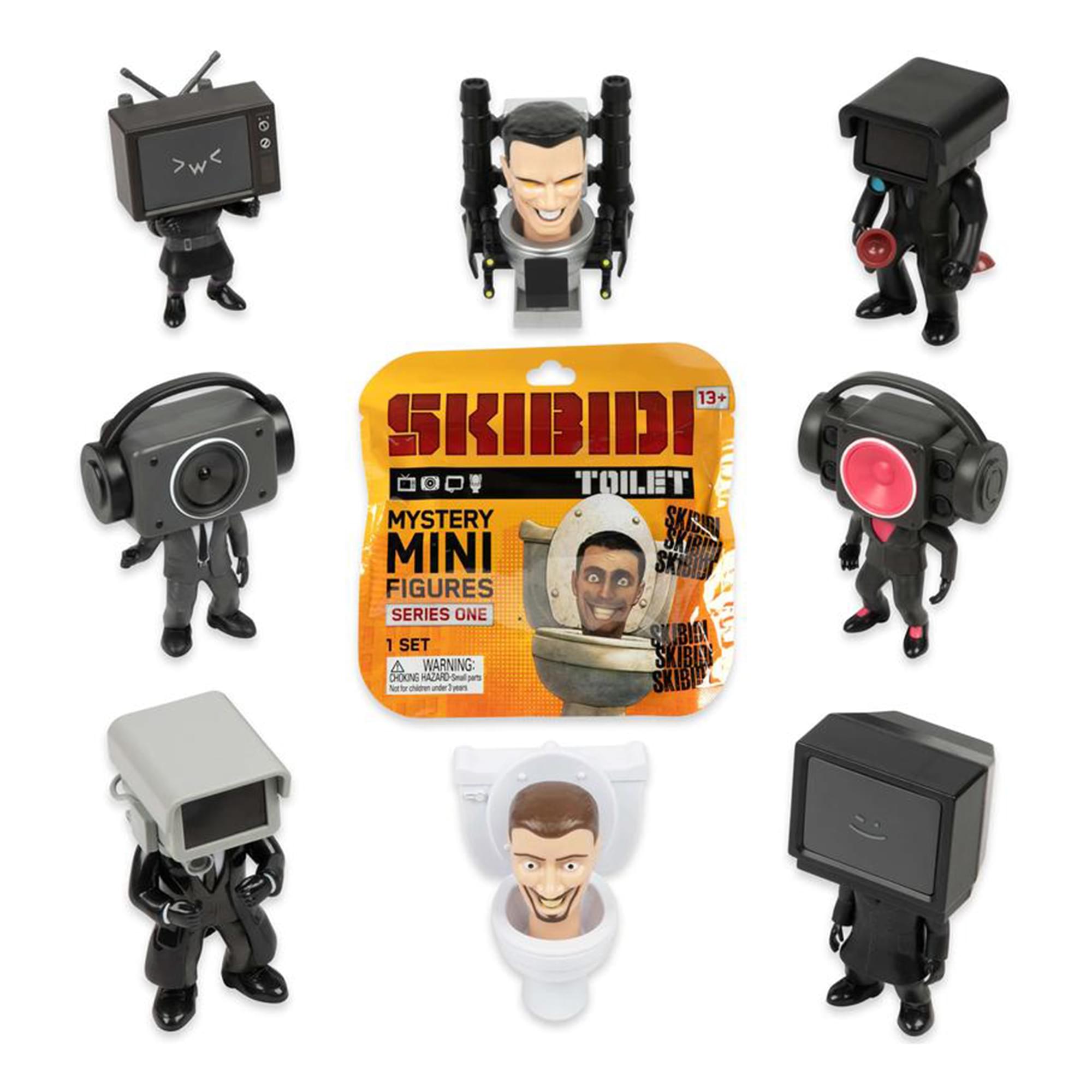 >W< < W 13+ SKIBIDI TOILET MYSTERY MINI FIGURES SERIES ONE 1 SET SKIBIDI A WARNING: SKIBIDI OCUN LSO Snal SKIBI Nrty - - aa