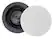 Front. Sonance - VP82R SINGLE SPEAKER - Visual Performance 8" 3-Way In-Ceiling Speaker (Each) - Paintable White.