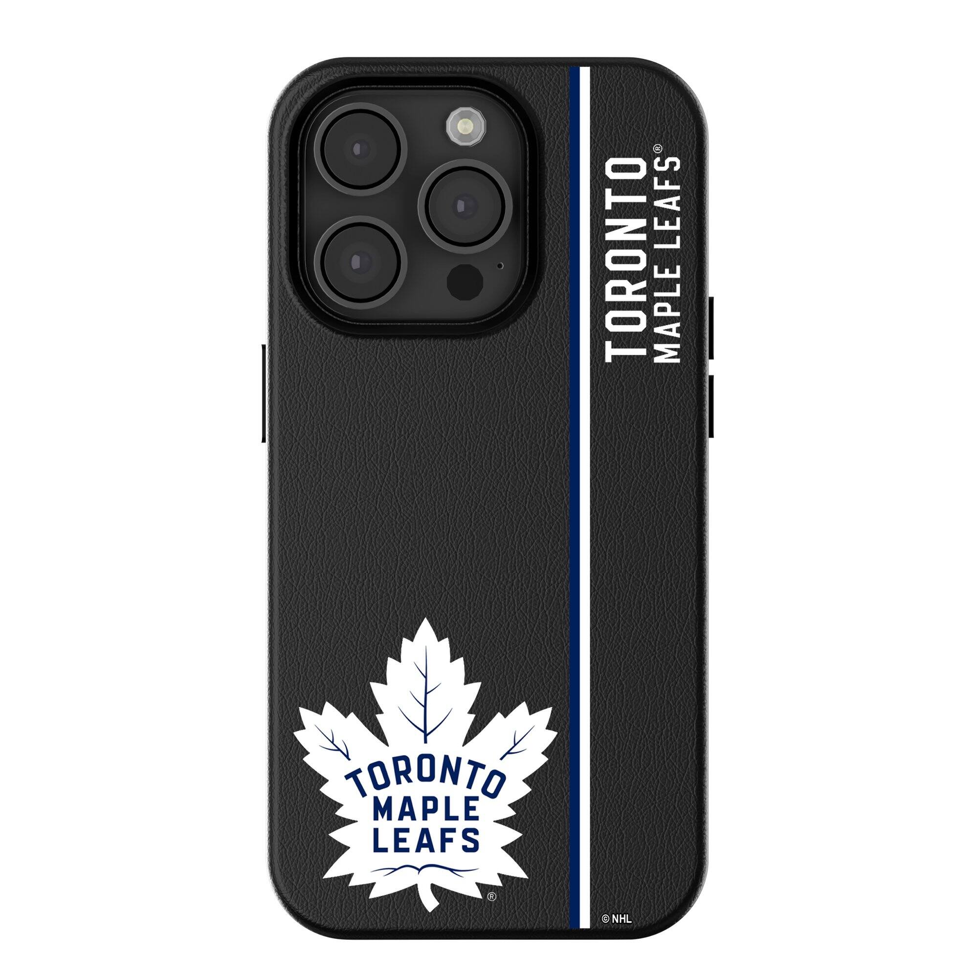 Keyscaper - NHL - Toronto Maple Leafs Sidebar Magnetic iPhone Case - 15 - Black price history on PriceWatchPro