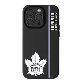 Keyscaper - NHL - Toronto Maple Leafs Sidebar Magnetic iPhone Case - 15 - Black