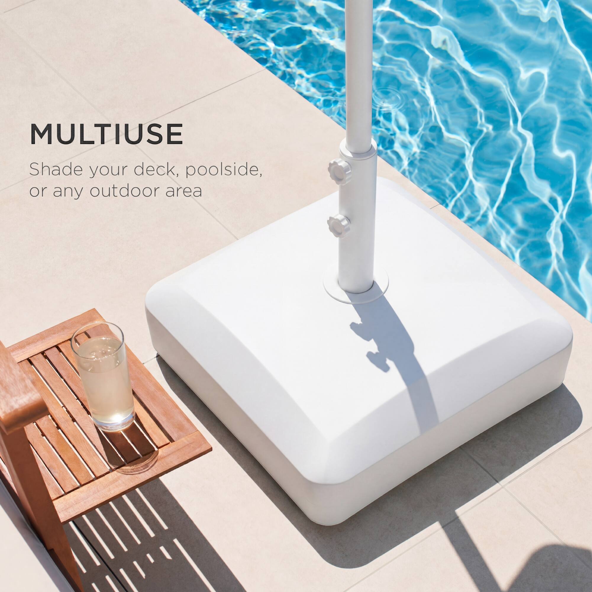 MULTIUSE  
Shade your deck, poolside, or any outdoor area