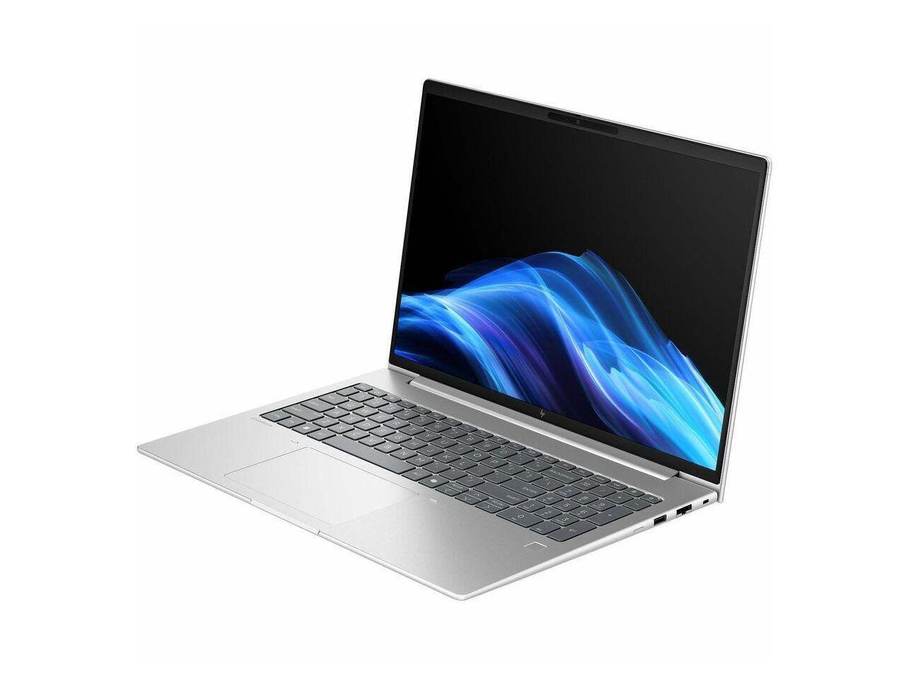 Alt View 5. HP - HP EliteBook 6 G1i 16" - Intel Core Ultra 7 - 16GB - 512GB SSD - Pike Silver - Windows 11 Pro - IEEE 802.11be - Gray.