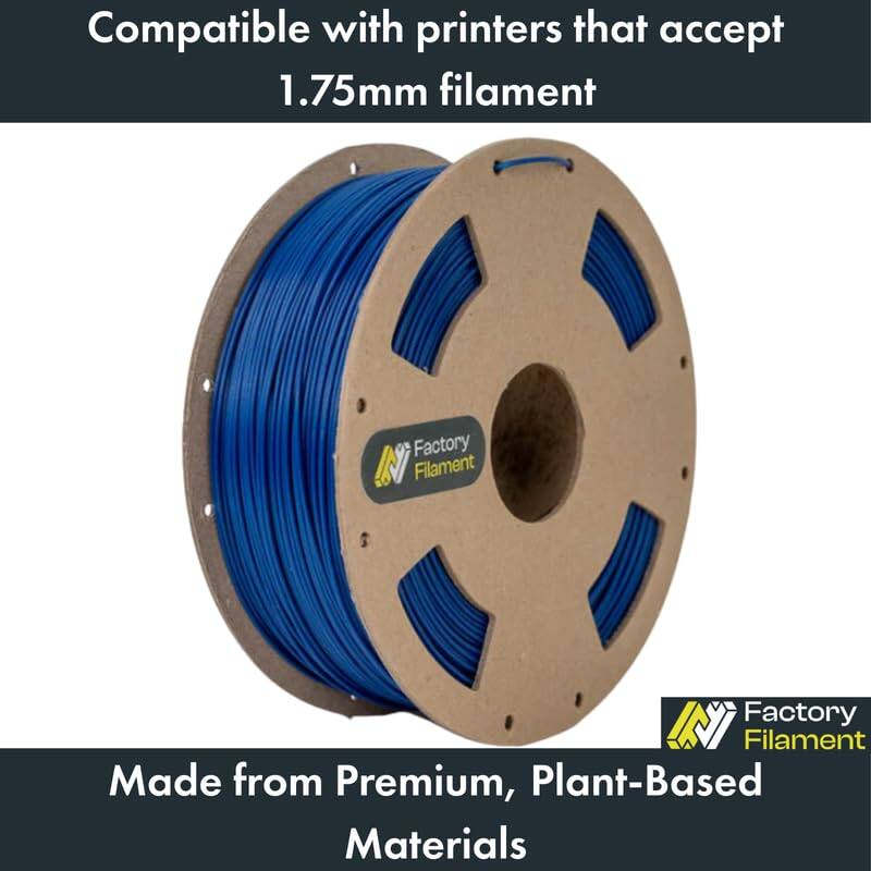 Compatible with printers that accept 1.75mm filament

Made from Premium, Plant-Based Materials