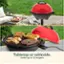 Cuisinart Tabletop or tableside. Cooks up to 12 burgers.