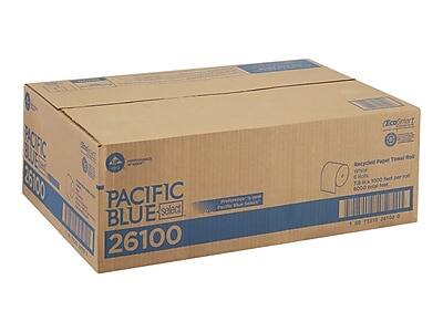 PACIFIC BLUE  
26100  

EcoSmart  
Recycled Paper Tissue Roll  

6 Rolls, 1000 sheets per roll  
6000 sheets total  

White  
7.8" x 1000" roll per roll  

EcoSmart Select