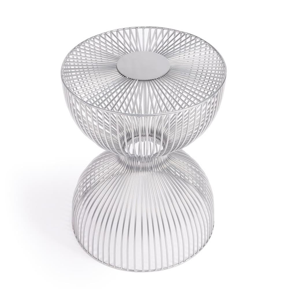 Butler Specialty Nicholas Meatl Side Table Silver - Best Buy