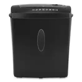Universal - UNV48108 8 Manual Sheet Capacity Cross-Cut Shredder - Black