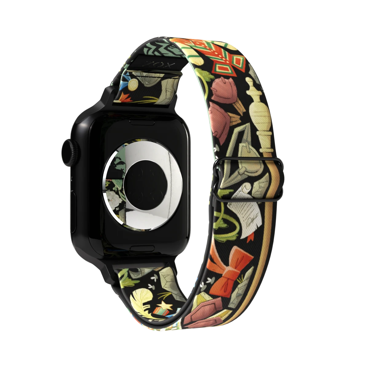 Front. ZOX - Permission Granted Labyrinth NFC Smartwatch Band, 20mm - Multicolor.