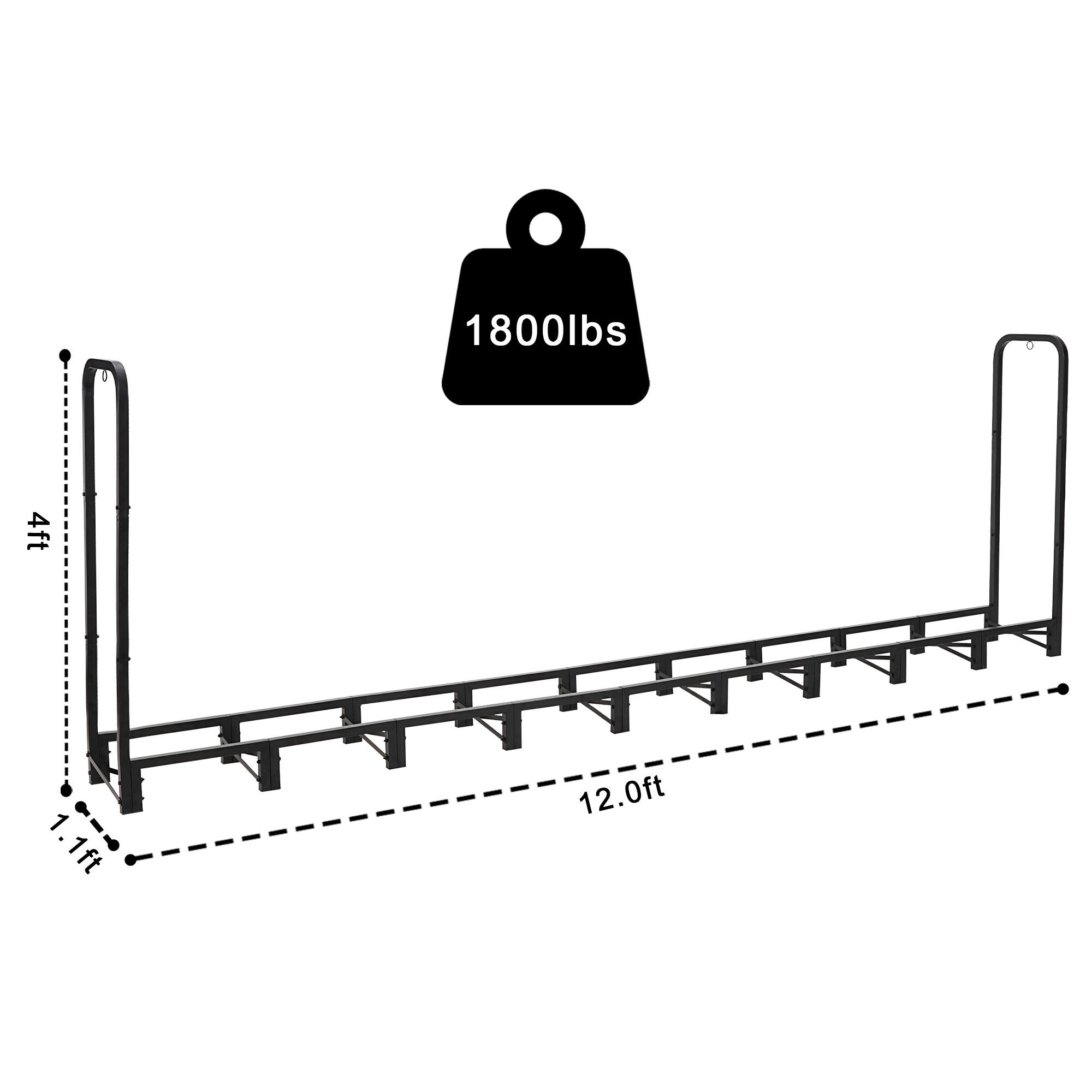 1800lbs  
4ft  
1ft  
12.0ft
