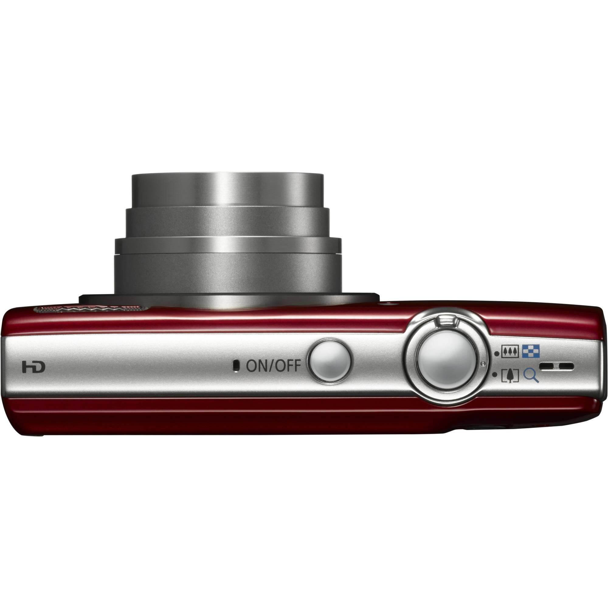 Alt View 5. Canon - Canon PowerShot ELPH 180 Digital Camera Red Compact Travel Bundle.