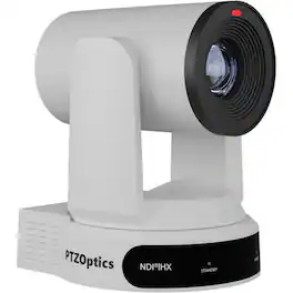 PTZOptics - Move 4K 30X Optical Zoom Camera - White