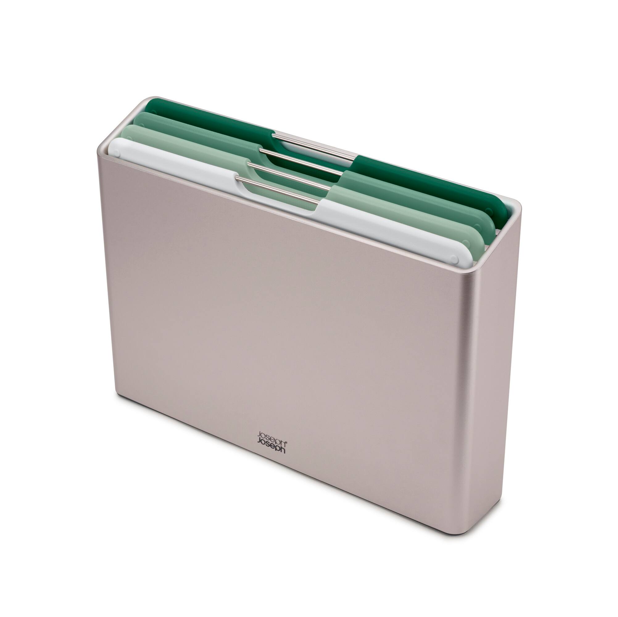 Joseph Joseph - Folio 4-piece Large Cutting Board Set with Case - Sage