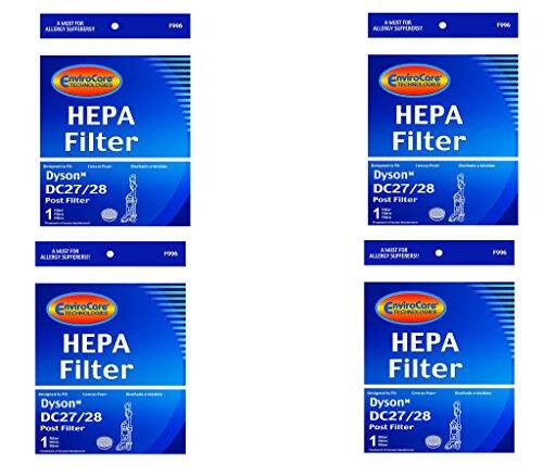 Sure, here is the corrected and grouped text:

---

**EnviroCore HEPA Filter**

- Dyson® DC27/28 Post Filter 1
- 1st
- ALUMINUM FILTER
- F906

**EnviroCore HEPA Filter**

- Dyson® DC27/28 Post Filter 1
- 1st
- ALUMINUM FILTER
- F906

**EnviroCore HEPA Filter**

- Dyson® DC27/28 Post Filter 1
- 1st
- ALUMINUM FILTER
- F906

**EnviroCore HEPA Filter**

- Dyson® DC27/28 Post Filter 1
- 1st
- ALUMINUM FILTER
- F906

---

This text is grouped and corrected based on the image provided.