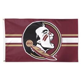 WinCraft - Florida State Seminoles 3' x 5' Horizontal Stripe Deluxe Single-Sided Flag - Multicolor