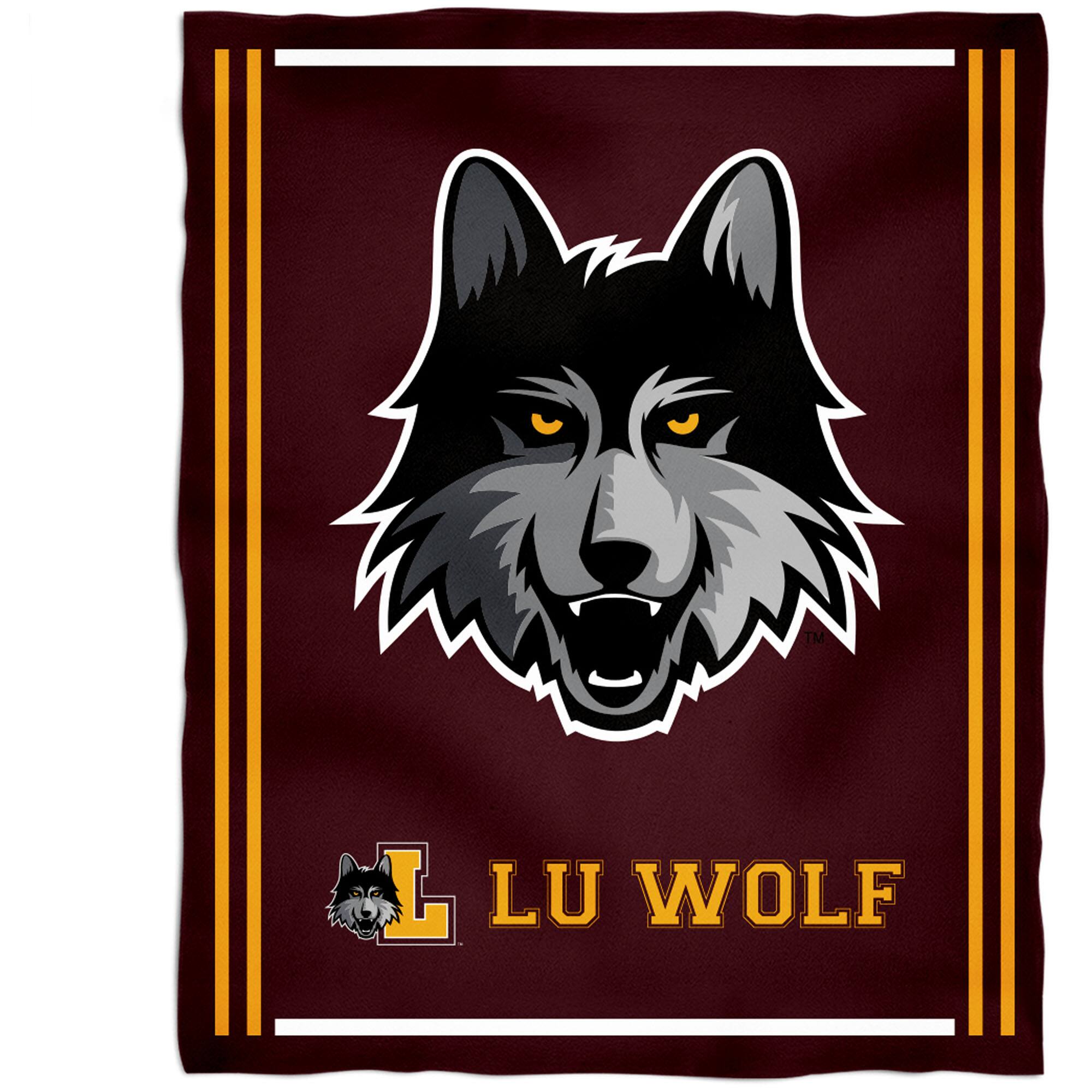 Vive La Fete - Loyola Chicago Ramblers 36'' x 48'' Children's Mascot Plush Blanket - Multicolor