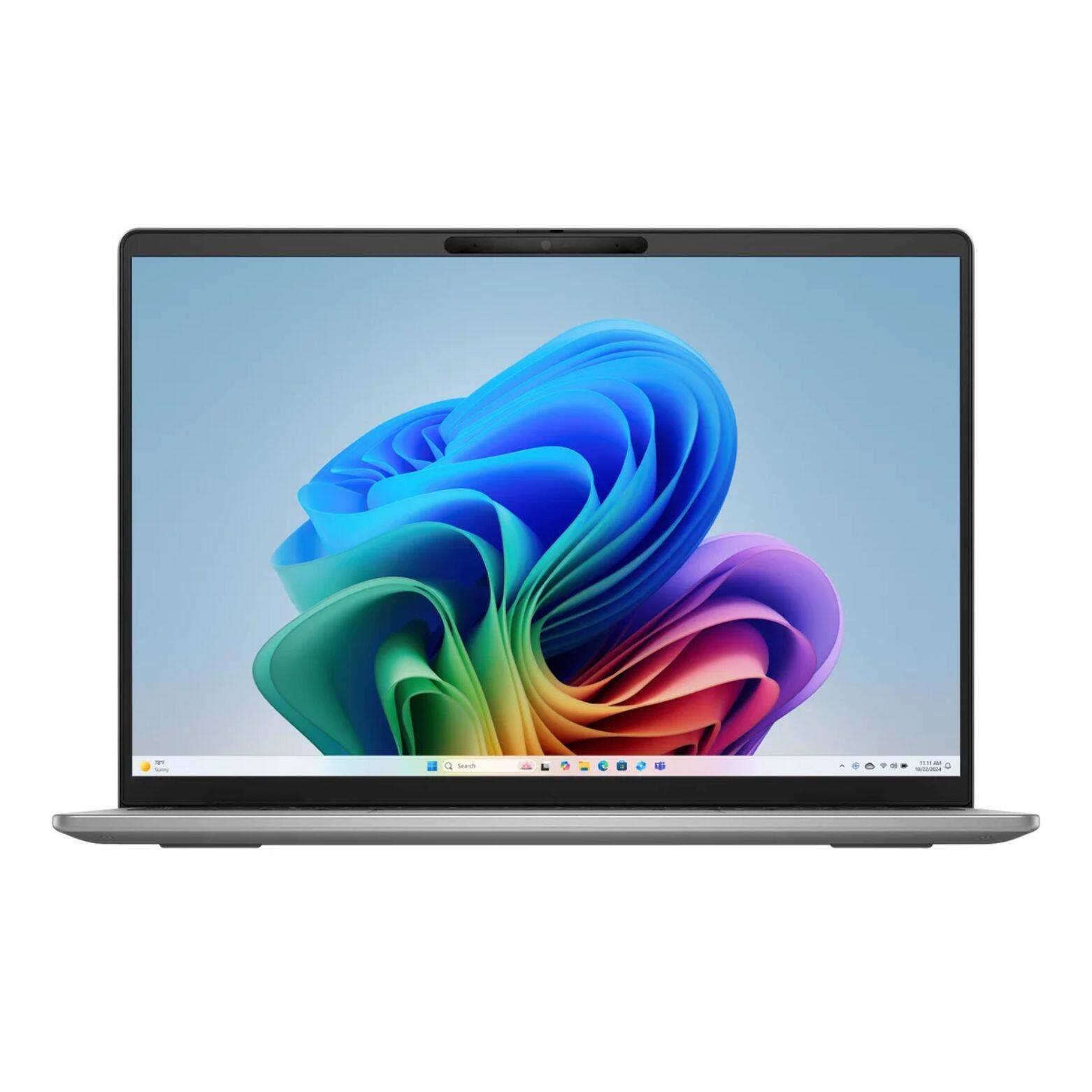 Alt View 3. Dell - Inspiron 14" Copilot+ Qualcomm Snapdragon X1P-64-100 3.4 GHz 16GB RAM 1TB SSD Windows 11 Home - Gray.