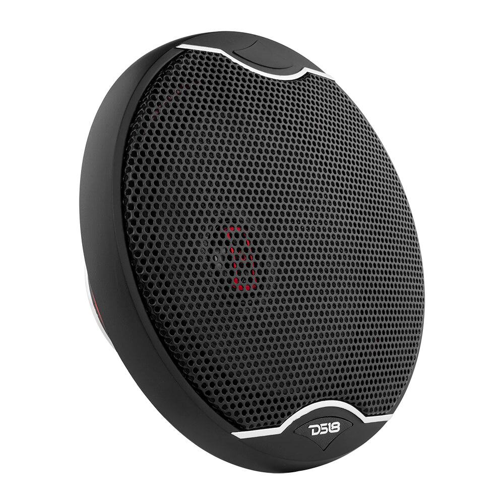 Alt View 2. DS18 Audio - EXL 6.5" 2-way Coaxial Speaker with Built-in Driver and Grille, 120W RMS 3-Ohm.