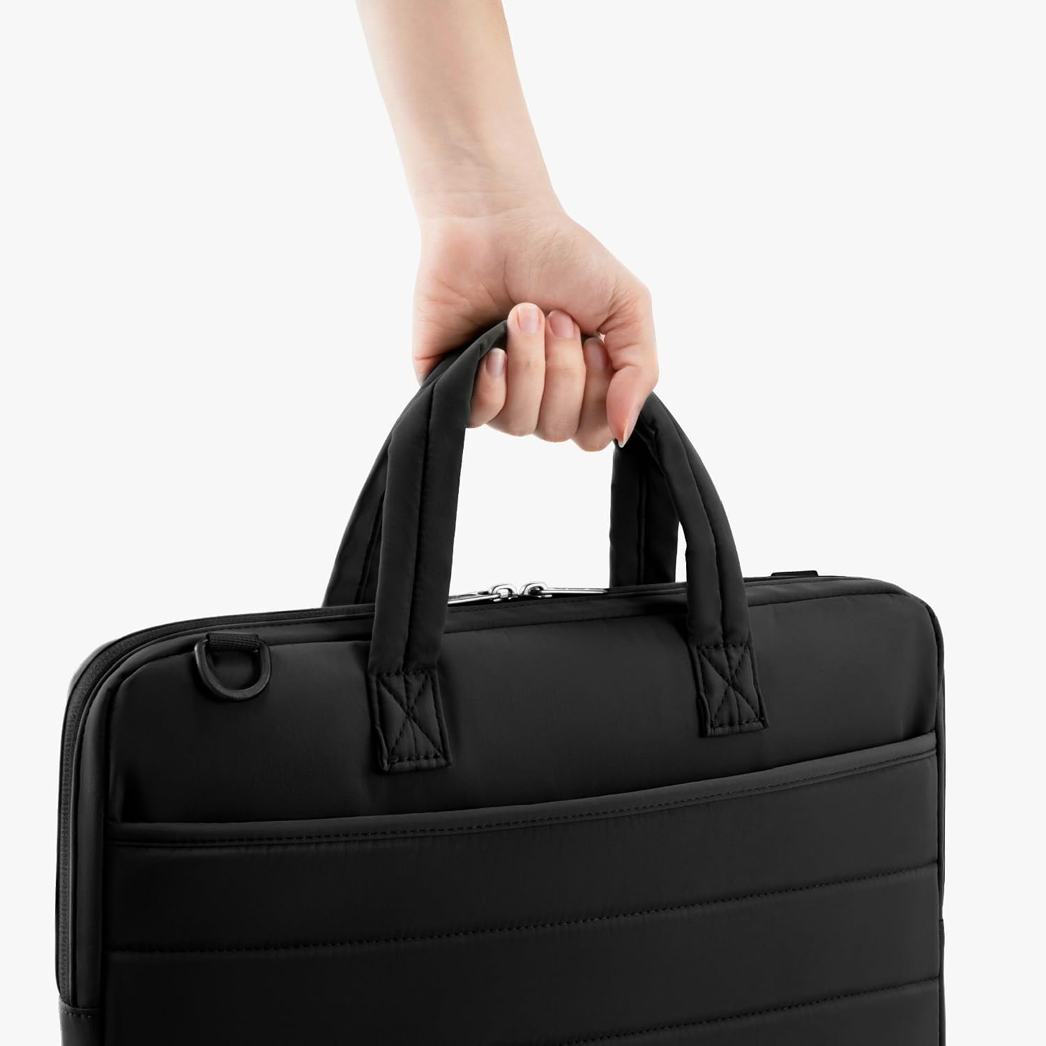 Angle. LUGGEX - LUGGEX Messenger bag with Shoulder Strap, Compatible with 13/14 Inch laptops - LTX02 - Black.