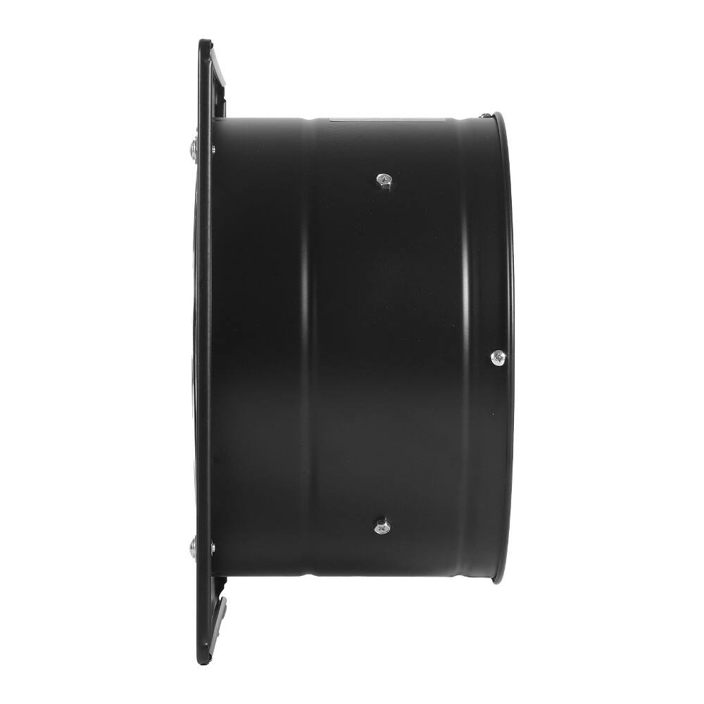 Alt View 8. Loheer - Loheer 10 Inch Exhaust Fan 988 CFM High Velocity Wall Mount Vent Fan for Kitchen and Garage Black.