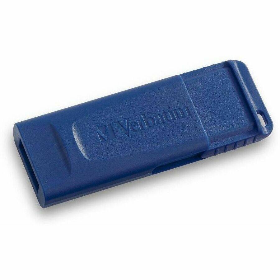 Alt View 3. Verbatim - 8GB USB Flash Drive - Blue - 8GB - Blue.