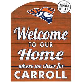 Jardine - Carroll University Pioneers 16'' x 22'' Indoor/Outdoor Marquee Sign - Orange
