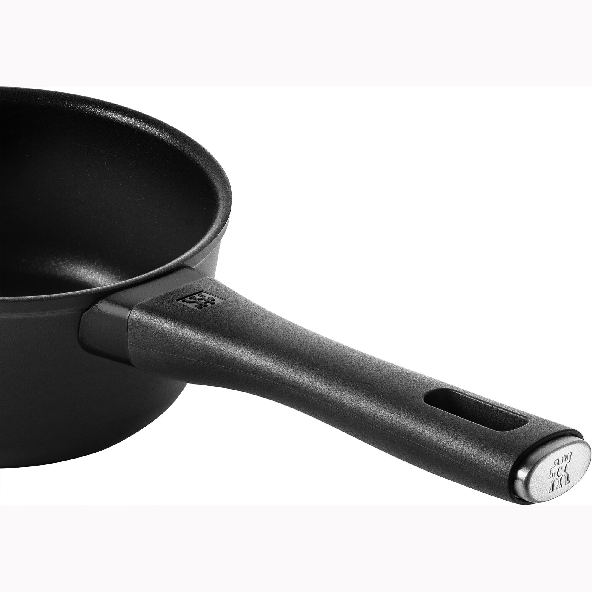 Alt View 4. ZWILLING - ZWILLING Madura Plus Forged 1.5-qt Aluminum Nonstick Saucepan with Lid - Black.