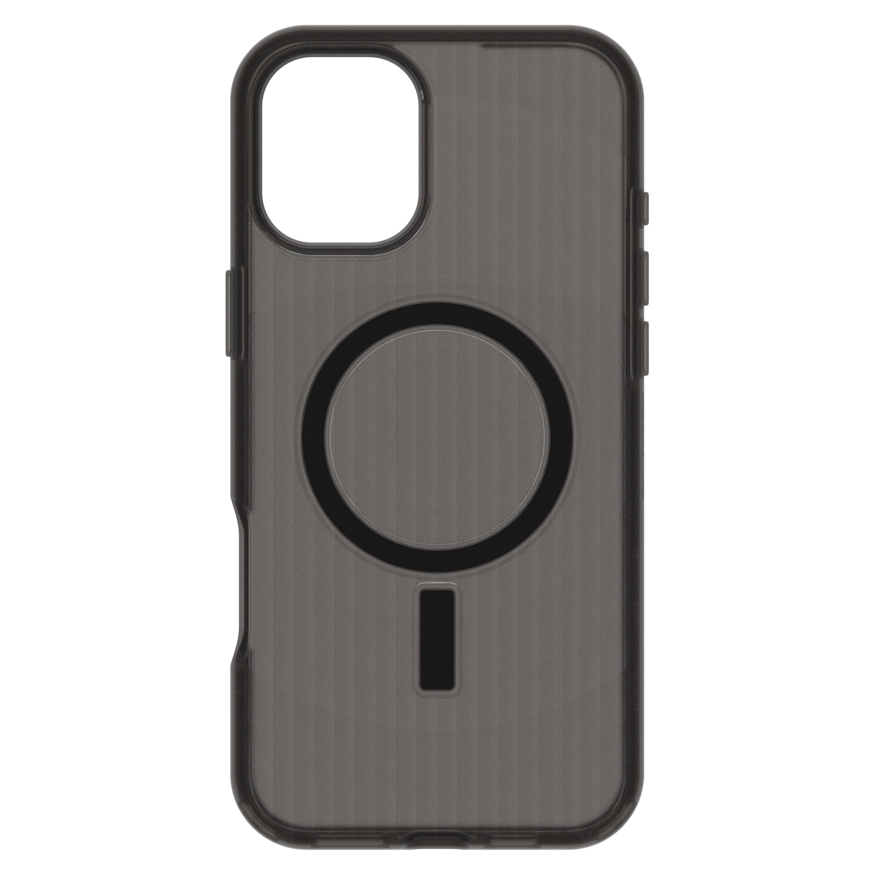 Angle. OtterBox - Symmetry Series Hard Shell for MagSafe for Apple iPhone 16 Plus - Dark Echo.