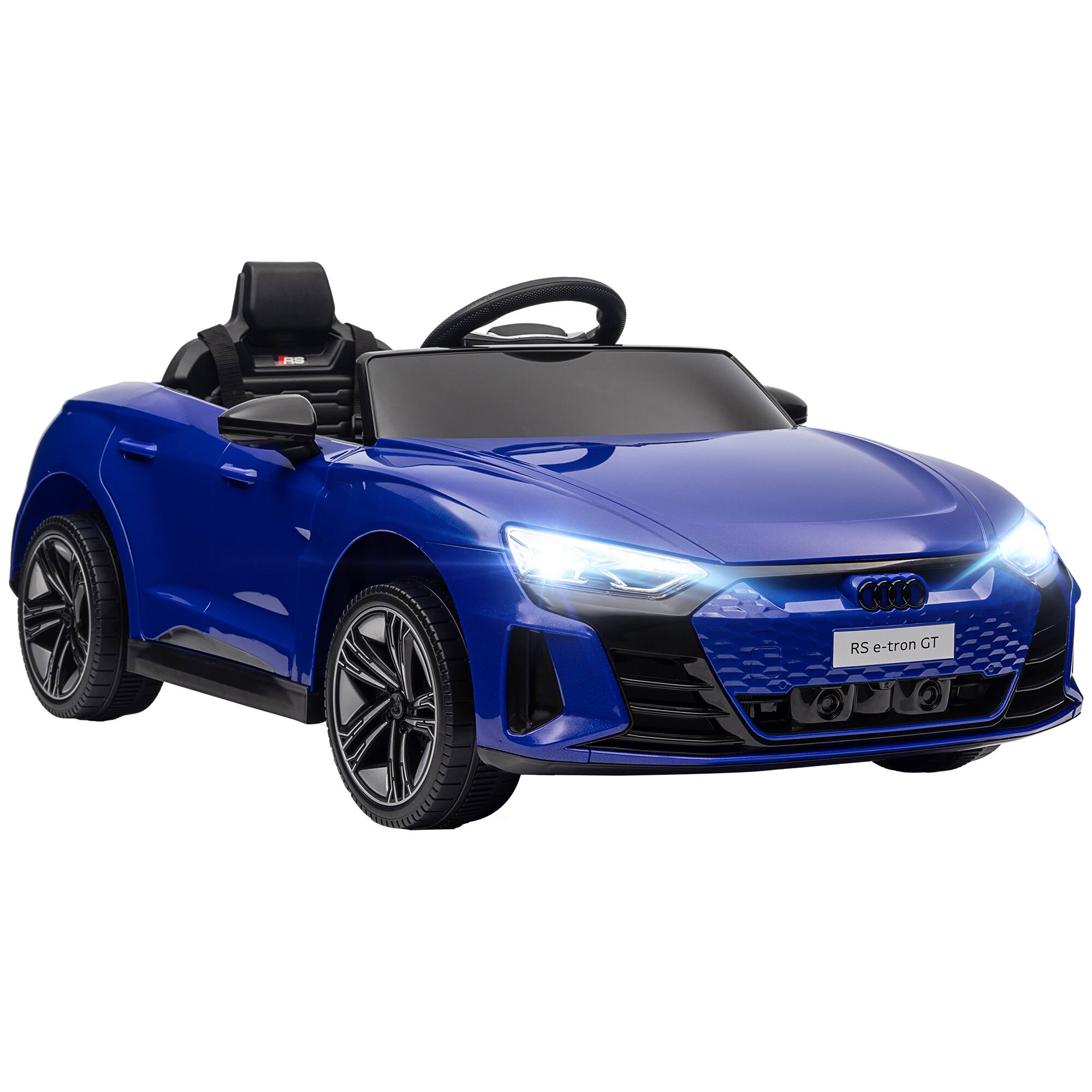 Aosom - Licensed Audi RS e-tron GT 12V Kids Ride On Car, Electric Vehicle with Parent Remote, Music, Lights, for Toddlers