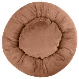 PetMaker - 25in Donut Dog Bed for Small Pets - Beige
