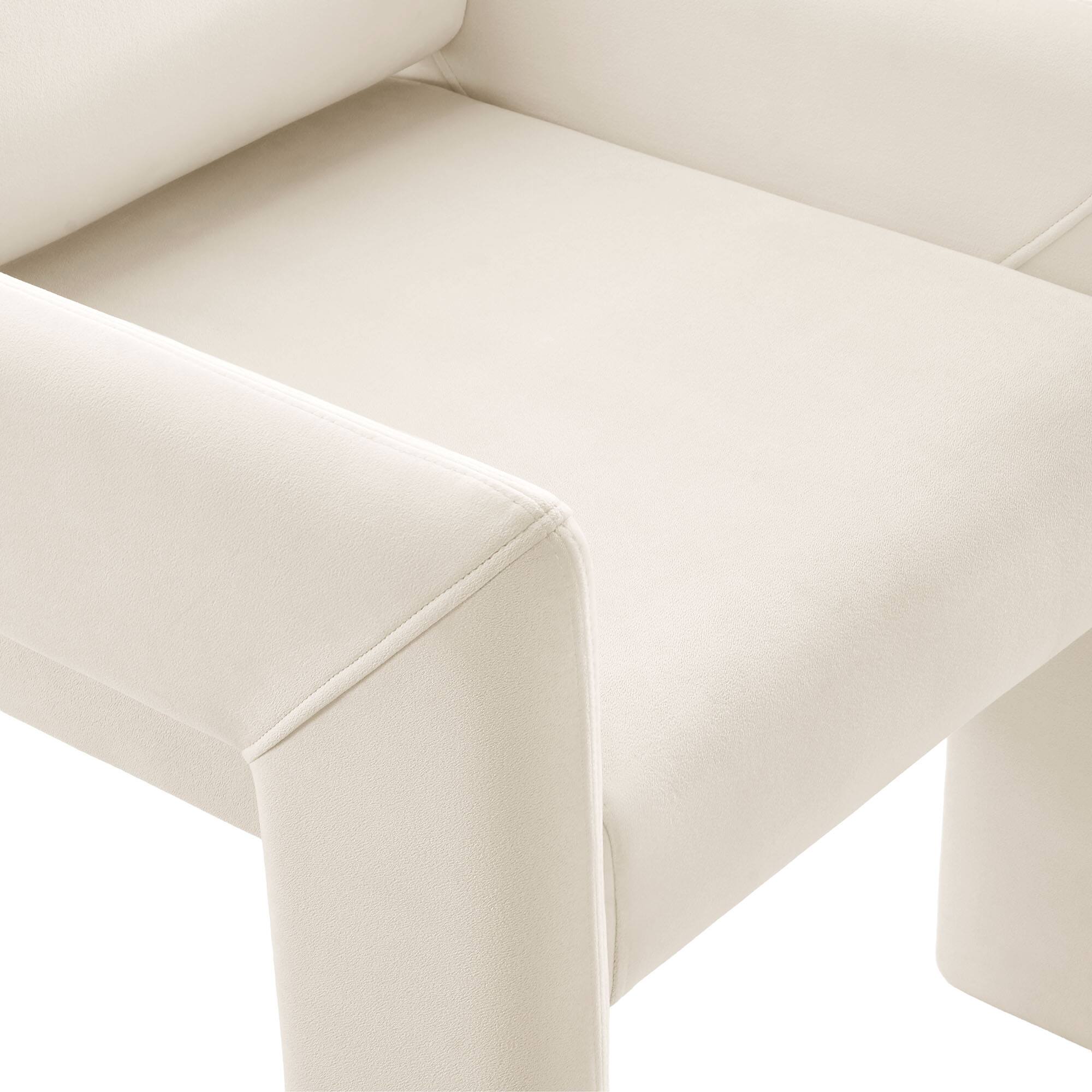 Alt View 5. Modway - Daven Upholstered Dining Chair by Modway - Alabaster.