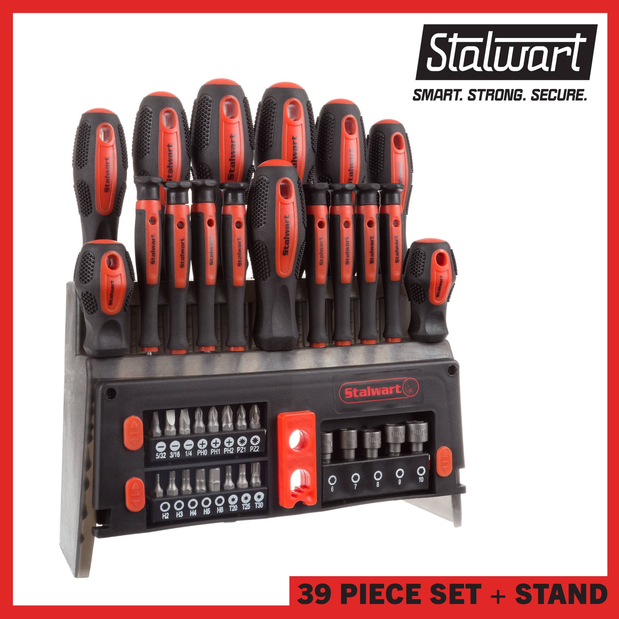 Stalwart  
SMART. STRONG. SECURE.  

Stalwart  
39 PIECE SET + STAND