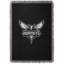 Chad & Jake - Charlotte Hornets Woven Blanket - Black