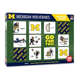YouTheFan - Michigan Wolverines Licensed Memory Match Game - Multicolor