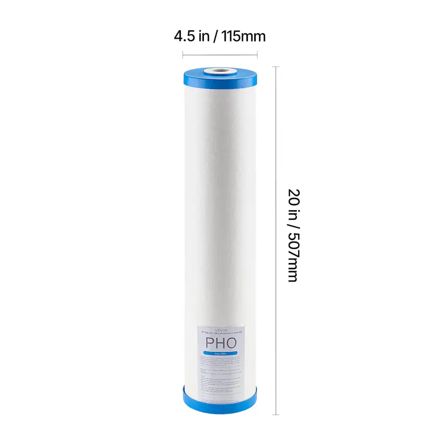 VEVOR Whole House Water Filter Replacement Cartridge 4 5 x20 vevor-whole-house-water-filter-replacement-cartridge-4-5-x20