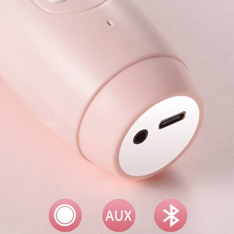 Alt View 4. Cluzine - Kids Karaoke Microphone, Cute Cartoon Bluetooth Speaker Mic with 5 Voice Changer Effects.