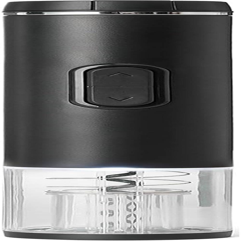 Front. PARKER SLATER - Cordless Electric Wine Opener with Foil Cutter, Battery Operated, Black - Black.