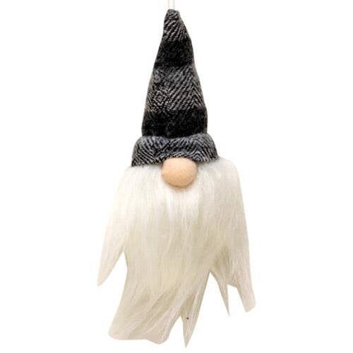 Left. BreeBe - Stuffed Gnome Ornament 6" 3 Asstd. - Multicolor.