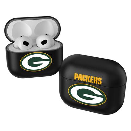 Front. Keyscaper - Green Bay Packers Green Bay Packers Insignia 1st Gen AirPods Pro Case Cover - Black.