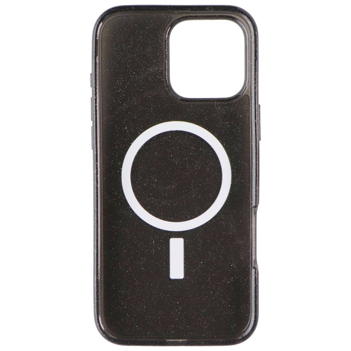 Front. OtterBox - Symmetry Series Case for MagSafe for iPhone 16 Pro Max - Stardust Night - Black.