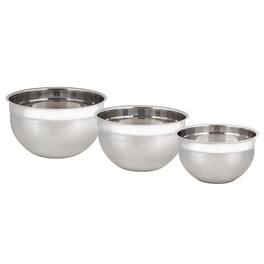 Cuisipro - Stainless Steel Mixing Bowl 3 Piece Set - Silver