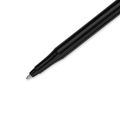 Alt View 3. Paper Mate -  Eraser Mate Erasable Ballpoint Pen, Medium Point, 5/Pack  - Black Ink.