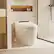 Front. Famapy - Smart Bidet Toilet with Auto Open Lid, Heated Seat, Warm Air Dryer, Touchless Flush and Safety Protection - White.