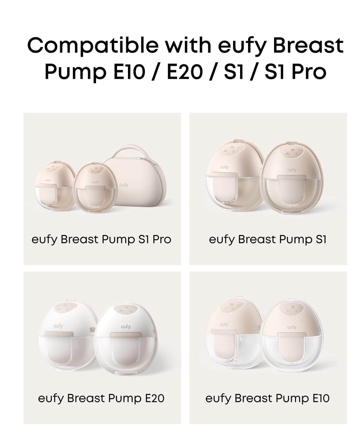 eufy Original 21mm Sizing Inserts (2 Pack) for Wearable Breast