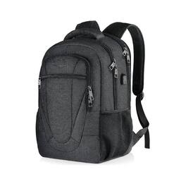 Circus Cirle - Water Resistant Travel Laptop Backpack - Black
