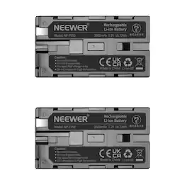 Neewer - 2-Pack NP-F550 2600mAh Battery